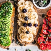 Delicious Toast With Toppings